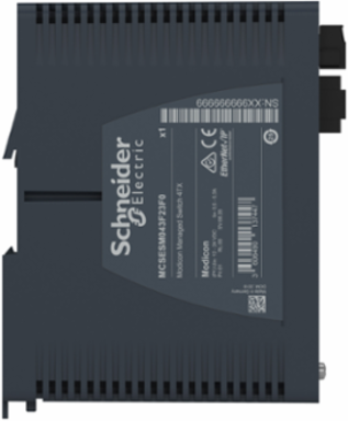 Modicon Managed Network Switch, 4 Ports Copper, IP30 Protection