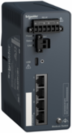 Modicon Managed Network Switch, 4 Ports Copper, IP30 Protection