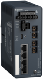Modicon Managed Network Switch, 4-Port Copper & 2-Port Fiber Optic