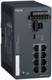 Modicon Managed Network Switch, 8 Copper Ports, -40 to +70 °C