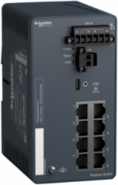 Modicon Extended Managed Switch, 8 ports for copper