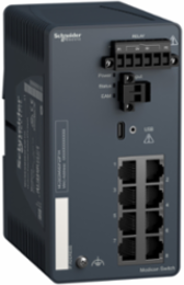 Modicon Extended Managed Switch - 8 ports for copper - Harsh