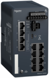 Modicon Managed Switch 8 Copper + 4 Gigabit Ports, 0.50 kg, IP30