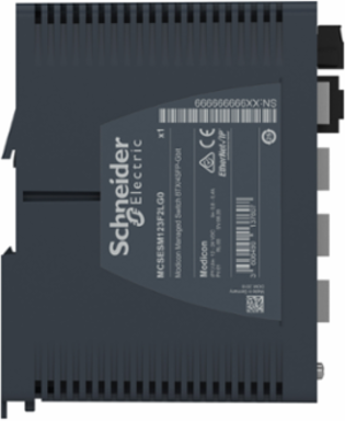 Modicon Managed Network Switch, 8 Ports for Copper, 4 Gbps SFP