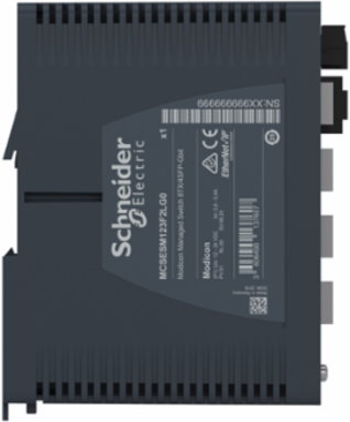 Modicon Managed Network Switch, 8 Ports for Copper, 4 Gbps SFP