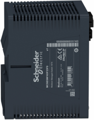 Modicon Managed Network Switch, 16 Ports for Copper, IP30, Power 10W