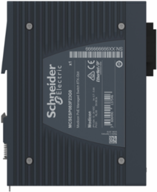 Modicon Networking Managed Network Switch, 8 Gigabit Ports, 144.2 mm Height