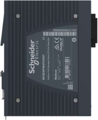 Modicon PoE Managed Switch - 8 Gigabit Ports, -40 to +70 °C