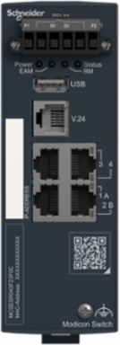 Redundancy Switch, Modicon Networking, 4 ports for copper, coated