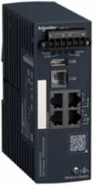 Redundancy Switch, Modicon Networking, 4 ports for copper, coated