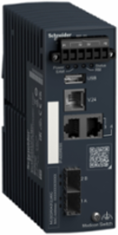 Redundancy Switch, Modicon Networking, 2 ports for copper, 2 SFP ports, coated