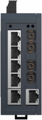 Modicon Unmanaged Switch, 6 Ports Copper & 2 Ports Fiber, 3.8W