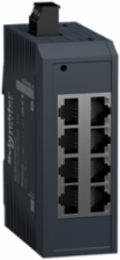 Modicon Unmanaged Network Switch, 8 Ports, 12-24V DC, IP30