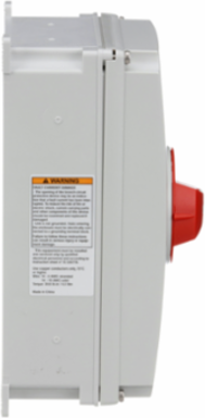 Motor Disconnect Switch 3 Pole 60A NEMA 4X 20HP at 240V AC