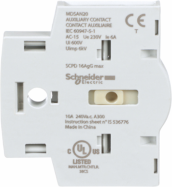 MD Motor Disconnect Switch with 2 Normally Open Contacts, NEMA 4X Enclosure