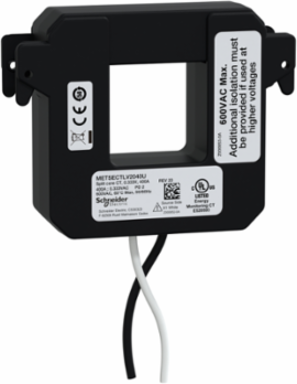 Split Core Current Transformer 400A 0.333V Output 8ft Lead