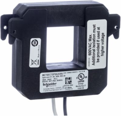 Split Core Current Transformer 200A, 5A Output, UL Certified