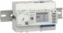 DIN rail meter, PowerLogic EM3570, Ethernet, LVDC, Rogowski CT input bundled with external Power Supply