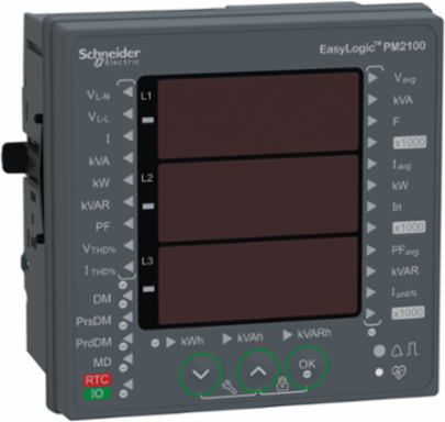 EasyLogic PM2110, Power & Energy meter, Total Harmonic, LED display, Pulse, class 1