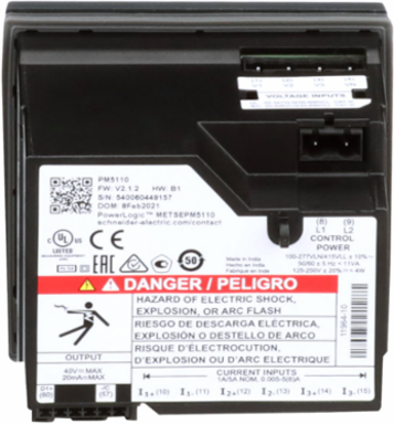 Power Meter PM5110, 96mm x 96mm, Modbus, Up to 15th Harmonic