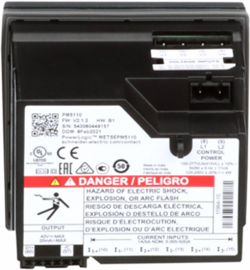 Power Meter PM5110, 96mm x 96mm, Modbus, Up to 15th Harmonic