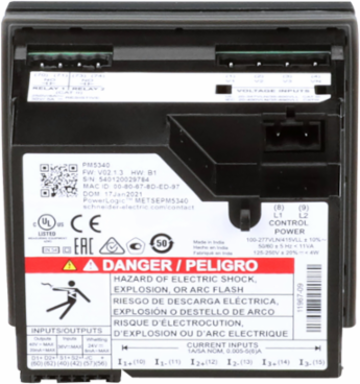 Power Meter PM5340, 96mm x 96mm LCD, Ethernet, Class 0.5S Accuracy