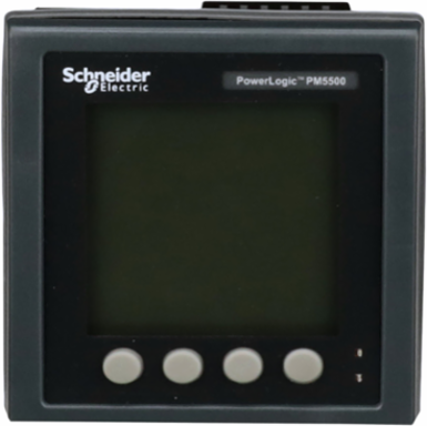 Power Meter PowerLogic PM5560, 96mm x 96mm LCD, 1.1MB Memory, Up to 63rd Harmonic