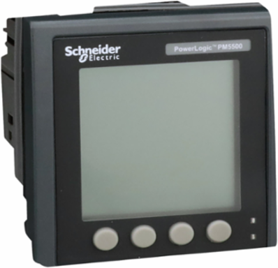 Power Meter PowerLogic PM5560, 96mm x 96mm LCD, 1.1MB Memory, Up to 63rd Harmonic