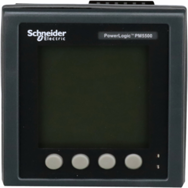 Power Meter PowerLogic PM5560, 96mm x 96mm LCD, 1.1MB Memory, Up to 63rd Harmonic