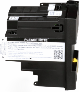 PowerLogic PM5563 Power Meter, 1-1/2 MB Memory, 2 Digital Outputs, DIN Mounted