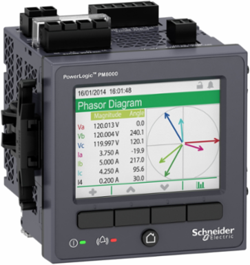 Power Quality Meter PowerLogic PM8000, 512 MB, 256 Samples/Cycle, IP54