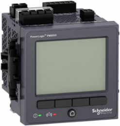 Power quality meter, PowerLogic PM8000, Advanced, integrated display, 512MB, 512s/c