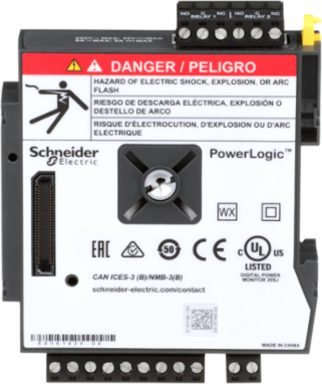 PowerLogic PM8000 I/O Module, 6 Digital Inputs, 2 Relay Outputs