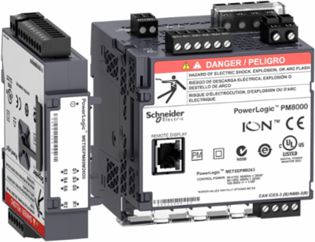 PowerLogic PM8000 I/O Module, 6 Digital Inputs, 2 Relay Outputs