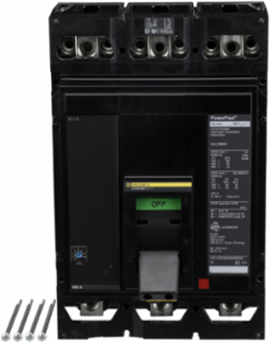 PowerPact M Circuit Breaker, 600A, 3 Pole, 600VAC, 25kA, ET 1.0