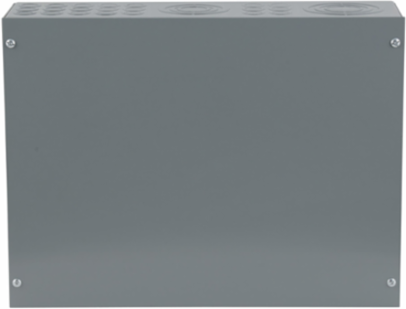 Enclosure Pull Box 20 x 15 x 5.75 Inch, 42 Terminal, Steel, Grey
