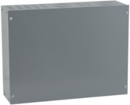 Enclosure Pull Box 20 x 15 x 5.75 Inch, 42 Terminal, Steel, Grey