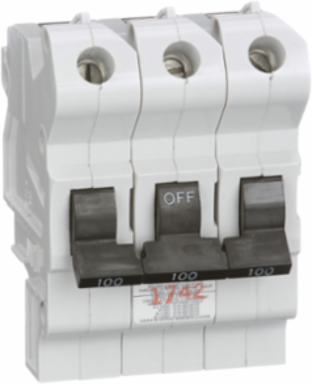 Stab-Lok Circuit Breaker 100A 3 Pole 240VAC 10kA Plug-In Mount