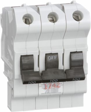 Stab-Lok Circuit Breaker 100A 3 Pole 240VAC 10kA Plug-In Mount