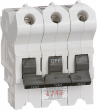 Stab-Lok Circuit Breaker 100A 3 Pole 240VAC 10kA Bolt-On Mount
