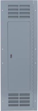 Enclosure Cover, Type 1, Flush, Ventilated, Hinged, Steel, 20x50 Inch