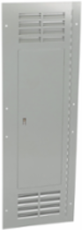 Enclosure Cover, 20 Inch W x 62 Inch H, Grey Steel, NEMA 1, Ventilated