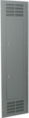 NEMA 1 Steel Enclosure Cover, 20 Inch W x 74 Inch H, Ventilated, Hinged