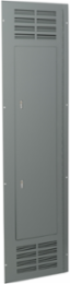 NEMA 1 Steel Enclosure Cover, 20 Inch W x 74 Inch H, Ventilated, Hinged