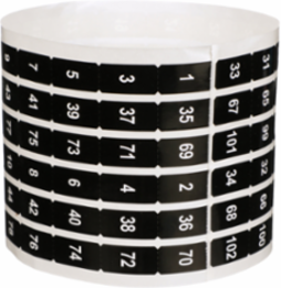 NF Panelboard Number Strip Accessory, Odd/Even, 1-102
