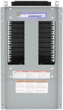 125A Panelboard Interior, Aluminum Bus, 18 Spaces, 4 Wire, 600Y/347V AC