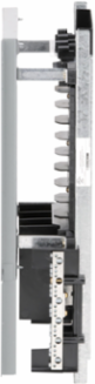 125A Panelboard Interior, Aluminum Bus, 18 Spaces, 4 Wire, 600Y/347V AC