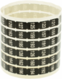 NQ Panelboard Number Strip, 103 to 204, Green Premium, 18 Month Warranty