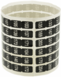 NQ Panelboard Circuit ID Number Strips 103-204, 7.72 kg, Green Premium