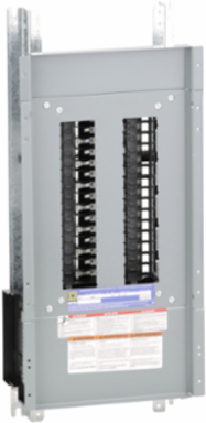 NQ Panelboard Interior, 100A, 30 Pole Spaces, 240V AC, Aluminium